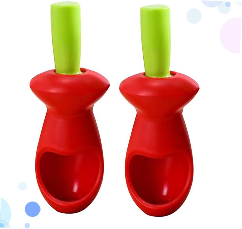 2 Pack Cherry Pitter and Corer Remover Tool Easy to Use Compact Kitchen Design - Image 4